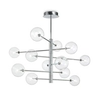 Kruhová - ILUX 200118 EQUINOXE SP12 CROMO - IDEALLUX