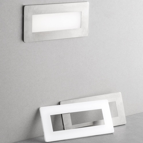 Zapuštěná - FAN INC-BOLT-506S Schodišťové světlo Bolt (bílé/nikl) vestavné, 5 W (650 lm) pohybový senzor, 1,5 W (180 lm), CCT, IP65, 181 x 47 x 81 mm - FANEUROPE - foto 1