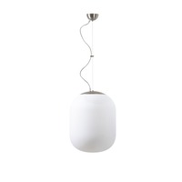 Koule - OS TAN67318 TANIA L1 závěsné skleněné svítidlo nerez broušená / bílá IP40 3000 K 27W LED DALI (původní kód OS 67318) - OSMONT
