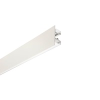Al profily k přisazení - FAN I-PROFILO-DUAL-2-BCO Profil DUAL, bílý, s opálovým difuzorem a krytkami, 200 x 4,9 x 1,25 cm - FANEUROPE