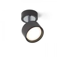 Downlight - RED R11773 PIXIE náklopná černá chrom 230V GX53 7W - RED - DESIGN RENDL