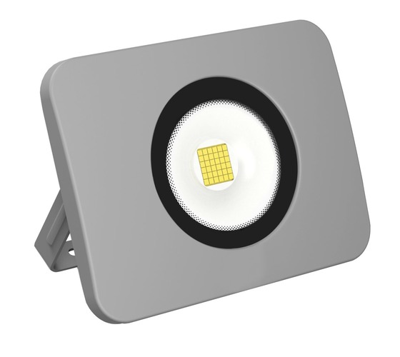 Reflektory - CEN SHSLIM-109540 REFLEKTOR LED SHUTTLE SLIM ŠEDÝ 10W 4000K 720Lm 120d 95x32x76mm IP65  - CENTURY - foto 1