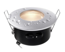 Kruhová - IMPR 110002 Zápustné svítidlo stříbrné GU5,3 35W 12V IP65 - LIGHT IMPRESSIONS