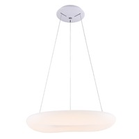 LED přívěšek - LED závěsné světlo bílé kulaté