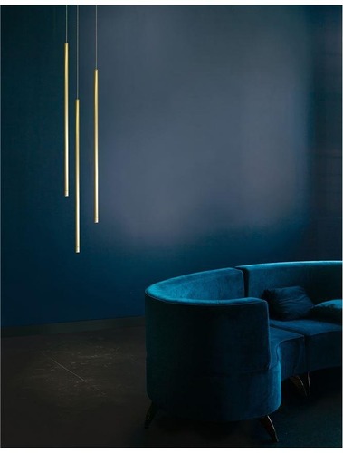 Vícečetná - NV 9088104 Závěsné svítidlo ELETTRA mosazný zlatý hliník LED 5W 230V 3000K IP20 - NOVA LUCE - foto 1