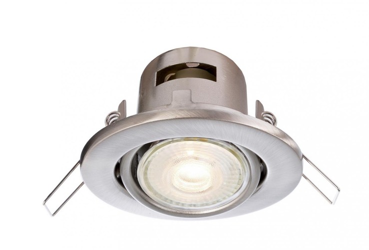 Kruhová - IMPR 110016 Deko-Light stropní vestavné svítidlo Deneb 230V GU10 1x max. 50W stříbrná - foto 1