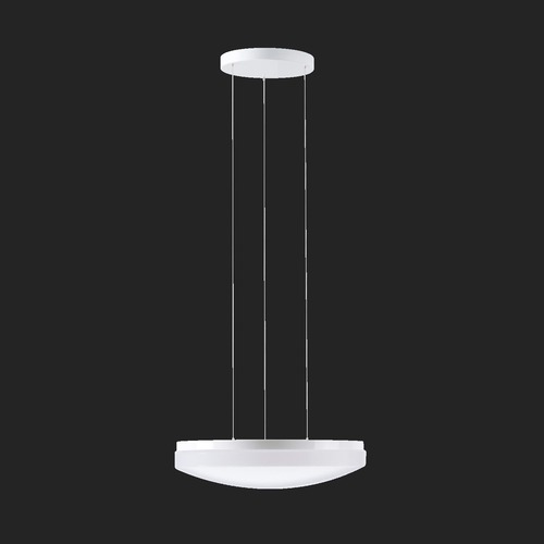 Kruhová - OS SAG68251 SAGITA LE2 závěsné plastové svítidlo bílá IP40 3000 K 27W LED DALI (původní kód OS 68251) - OSMONT - foto 1