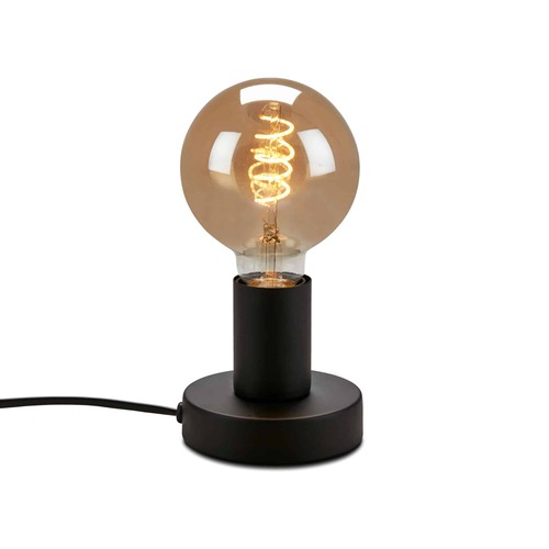 Stolní lampy dekorační - BRILO 7023-015 Stolní lampa, pr. 10 cm, max. 10 W, černá - BRILO - foto 1