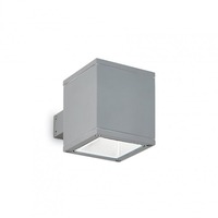 Nástěnná - ILUX 118666 Venkovní nástěnné svítidlo Ideal Lux Snif Square AP1 grigio 118666 šedé - IDEALLUX