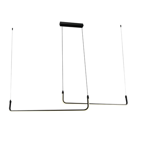 LED přívěšek - Závěsná LED lampa 25W Sand Black - foto 1