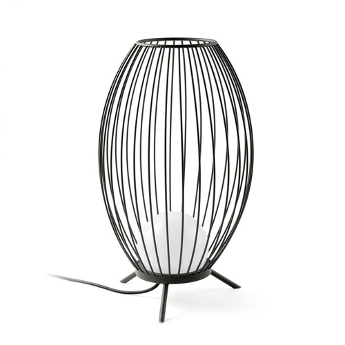 Sloupková - FARO 75608 CAGE, tmavě šedá, přenosná stojací lampa - FARO - foto 1