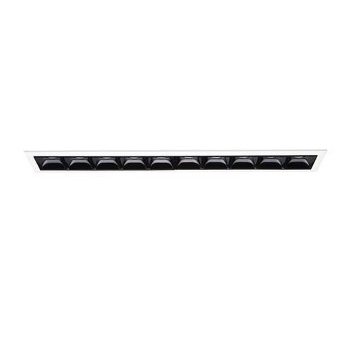 Hranatá - ILUX 267883 LED Zápustné bodové svítidlo Ideal Lux LIKA 21W 4000K TRIM 267883 21W 2500lm 4000K IP20 27,8cm bílo-černé s rámečkem - IDEALLUX - foto 1