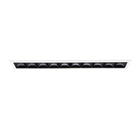 Hranatá - ILUX 267883 LED Zápustné bodové svítidlo Ideal Lux LIKA 21W 4000K TRIM 267883 21W 2500lm 4000K IP20 27,8cm bílo-černé s rámečkem - IDEALLUX