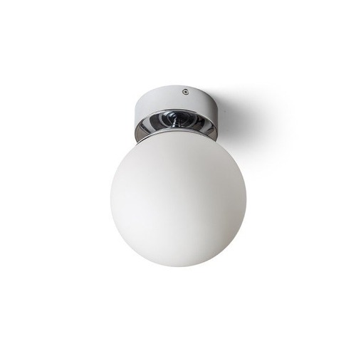 Koupelnová - RED R13693 BOLLY 17 stropní opálové sklo/chrom 230V E27 15W IP44 - RED - DESIGN RENDL - foto 1