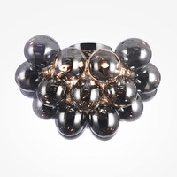 Dekorativní - M MOD112CL-08N Stropní svítidlo Balbo 8x28W kouřové sklo nikl kov designové - MAYTONI