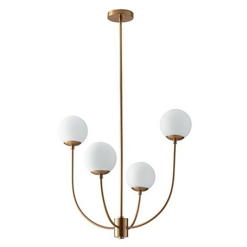 Dekorativní - FAN I-THEMYS-U4 Závěsné svítidlo THEMYS zlatá, 4xE14, 63,5 x 174,5 cm - FANEUROPE - foto 1