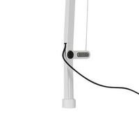 Kotvící prvky, držáky, závěsy - AR 1743020A Demetra stolní lampa držák do stolu bílá Demetra Table - ARTEMIDE