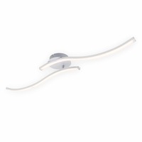 Dekorativní - BRI 3165-029 LED stropní svítidlo 78,2 cm 2x18W 1400lm hliník - BRILONER