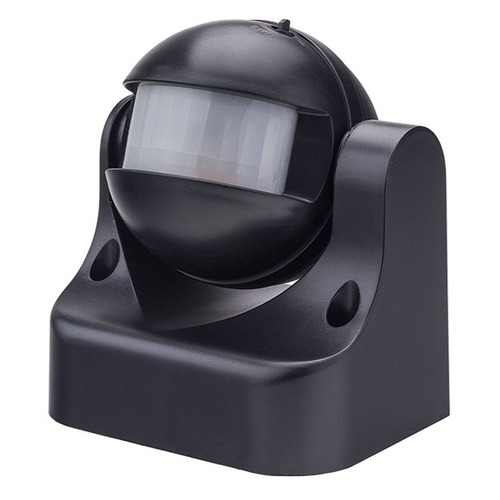 LED senzory - LED PIR Motion Sensor IP44 černý - foto 1