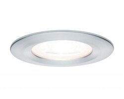 Kruhová - P 93632 Zápustné svítidlo Nova IP44 kulaté hliník 1ks max. 35W GU10 - PAULMANN