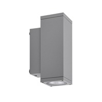 Nástěnná - IMPR 731208 Deko-Light nástěnné přisazené svítidlo - ShoreLine Pro hranaté Up+Down, 7,5 W, 3000/4000 K, DIM, světlešedá