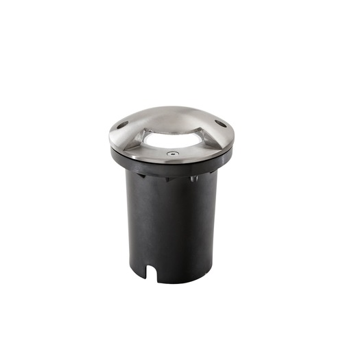 Zapuštěná - FAN I-HUMMER-R1 Pojízdné svítidlo Faro Carrabile Hummer Inox, stříbrné, 1 x GU10, 10,5 x 10,5 x 14,4 cm, IP67 - FANEUROPE - foto 1