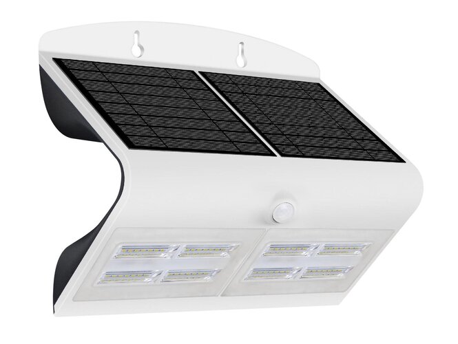 Reflektory - CEN ACSB-681240 SOLÁRNÍ LED ARCADIA 6,8 SENZOR BÍLÁ 6,8W 4000K 750Lm IP65  - CENTURY - foto 1