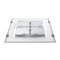 Hranatá - LA 1003078 PAVANO 620x620 Indoor, stropní vestavné LED svítidlo, bílé, 3000K, UGR<19 - BIG WHITE (SLV)
