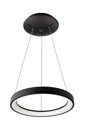 Kruhová - IMPR 342190 Deko-Light závěsné svítidlo Merope 400 30W 3000/4000K 2200lm tmavě černá RAL 9005 - foto 1