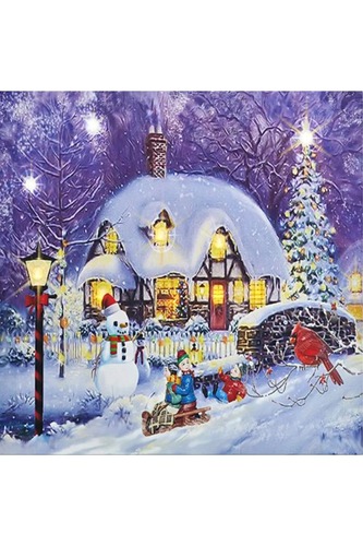 Interiérové dekorace - MAR 704361 Motiv LED vánoční obraz 30x30 cm - Markslöjd - foto 1