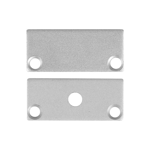 Krytky pro Al profily - SLC S43308 Koncovka pro profil Pro B3/B4 plochý hliník 2x - TLG - foto 1