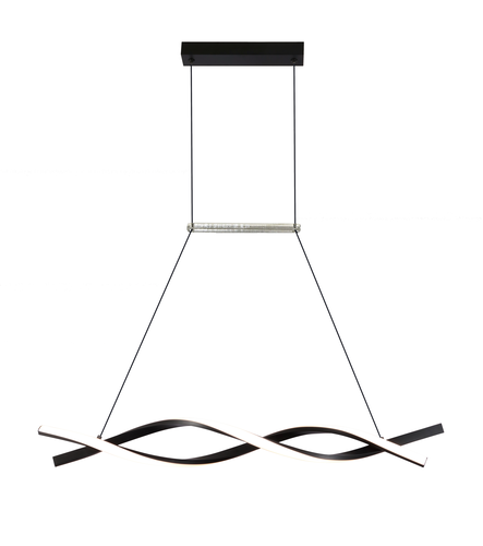 LED závěsná svítidla Optonica - Závěsná LED lampa 28W Sand Black - foto 1