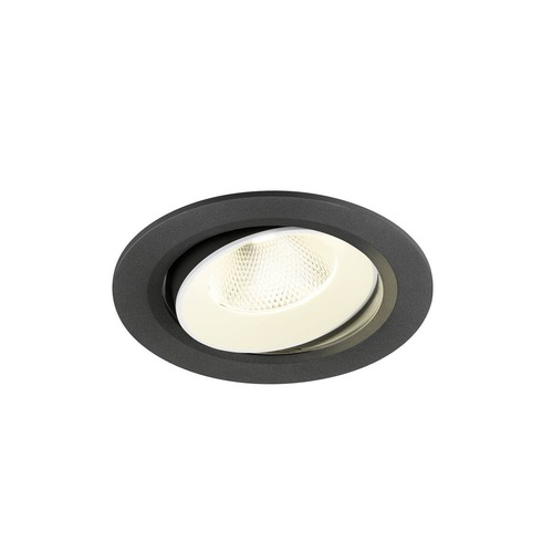 Kruhová - LA 1009847 NUMINOS® MOVE L Stropní vestavné svítidlo, 4000 K, 20°, IP20, kulaté, černé / bílé - BIG WHITE (SLV) - foto 1