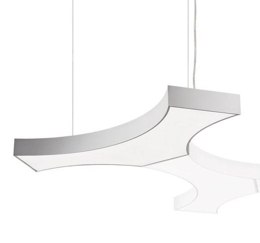 Technická - HAL 101S-201K-10GGE/840, W Svítidlo závěsné MILA 44,6W 4000K 3590lm (101-530K-10GHE/840, W) bílé (bez závěsného lanka) - HALLA - foto 1