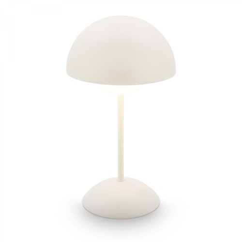 Stolní lampy dekorační - BRILO 7578016 Kugle stolní lampička - 3W, 250lm, bezdrátová, LED, stmívatelné, dotykový vypínač, teplá bílá, bílá - BRILO - foto 1