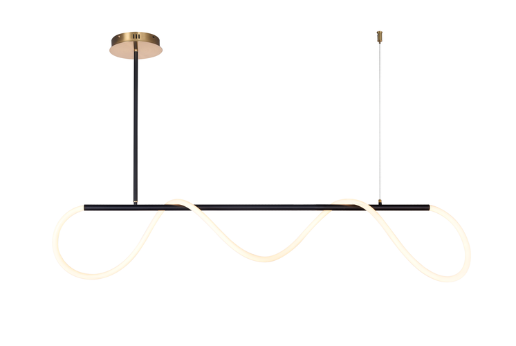 LED stropní svítidla Optonica - LED stropní lampa 36W černá - foto 1