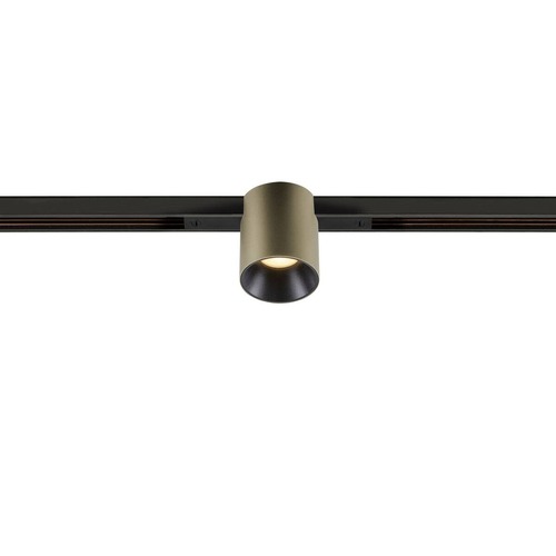 Lištové Magnetic SLV - LA 1008952 FIX-IT! 48V, DALI, kulatý, standardní stopa, spot, 3000K, 6,6 W, 36°, bronzová / černá - BIG WHITE (SLV) - foto 1