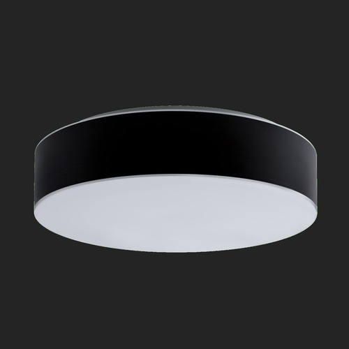 Nouzová - OS ERI67063 ERIS C4 stropní/nástěnné skleněné svítidlo bílá / bílo - černá IP43 3000 K 52W LED nouzové kombinované 3 h (původní kód OS 67063) - OSMONT - foto 1