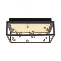 Hranatá - PN 6547-18 LED stropní svítidlo SKINA, černá, hranaté, stmívatelné, dálkový ovladač, paměť, 2700-5000K - PAUL NEUHAUS