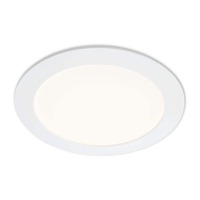 Kruhová - BRI 7286-016 LED vestavné svítidlo, pr. 17 cm, 12 W, bílé - BRILONER