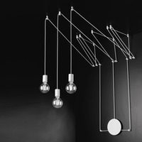 Bodová - FAN I-HABITAT-PL3 BCO Stropní svítidlo Habitat, bílé, 3 x E27, délka 500 cm - FANEUROPE