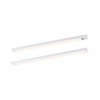 Přisazená - P 98624 LED podskříňkové svítidlo Inline 2ks startovací sada 2x4W 350x26mm 24V bílá mat - PAULMANN