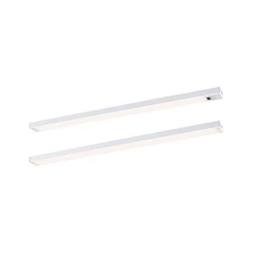 Přisazená - P 98624 LED podskříňkové svítidlo Inline 2ks startovací sada 2x4W 350x26mm 24V bílá mat - PAULMANN - foto 1