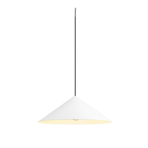Kónická - LA 1008506 MAGICO 55 závěsné svítidlo, E27, délka závěsu 180cm, 1x max. 10W, matná bílá - BIG WHITE (SLV) - foto 1