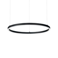 Kruhová - ILUX 229508 ORACLE SLIM D90 NERO - IDEALLUX