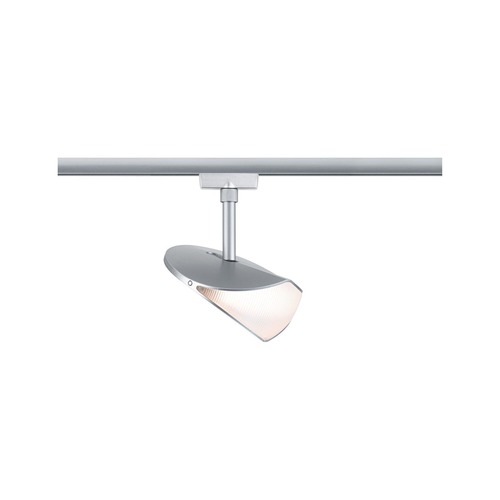 Svítidla - P 94959 URail LED lištový spot 3-krokové-stmívatelné Alejandro 10W 3000K stmívatelné 230V matný chrom - PAULMANN - foto 1