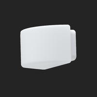 Hranatá - OS NEV59237 NEVA 1 stropní/nástěnné skleněné svítidlo bílá IP43 3000 K 8W LED (původní kód OS 59237) - OSMONT