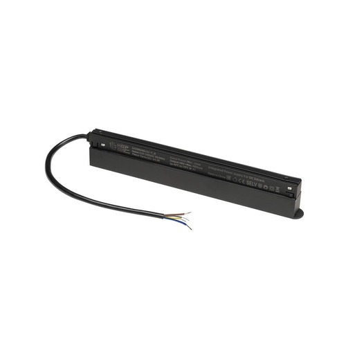 Lištové Magnetic SLV - LA 1009012 48V SYSTEM Intrack LED driver, 48VDC, 250 W, včetně 300 cm připojovacího kabelu pro 220-240VAC a průchozí DALI, černý - BIG WHITE (SLV) - foto 1