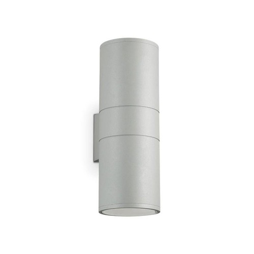 Nástěnná - ILUX 163604 Venkovní nástěnné svítidlo Ideal Lux Gun AP2 big grigio 163604 šedé 31cm IP54 - IDEALLUX - foto 1