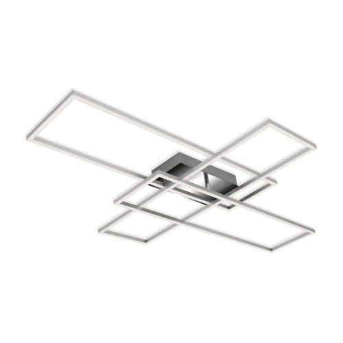 Hranatá - BRI 3504-018 CCT LED stropní svítidlo, 104 cm, 50 W, chrom - BRILONER - foto 1